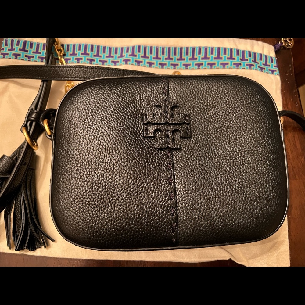 Tory Burch McGraw Leather Camera Bag